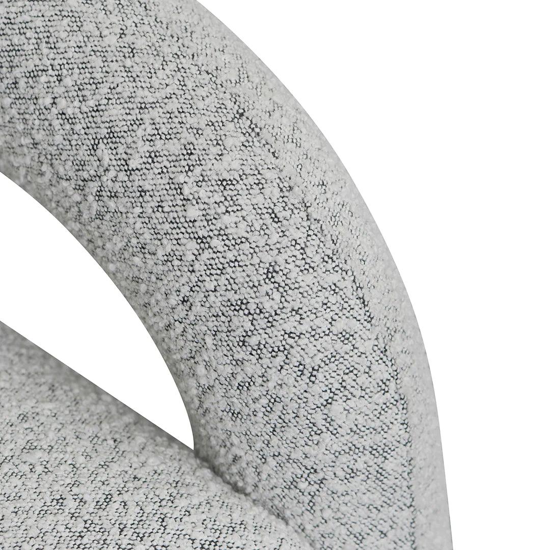 Towely Armchair - Pepper Boucle - Furniture Castle