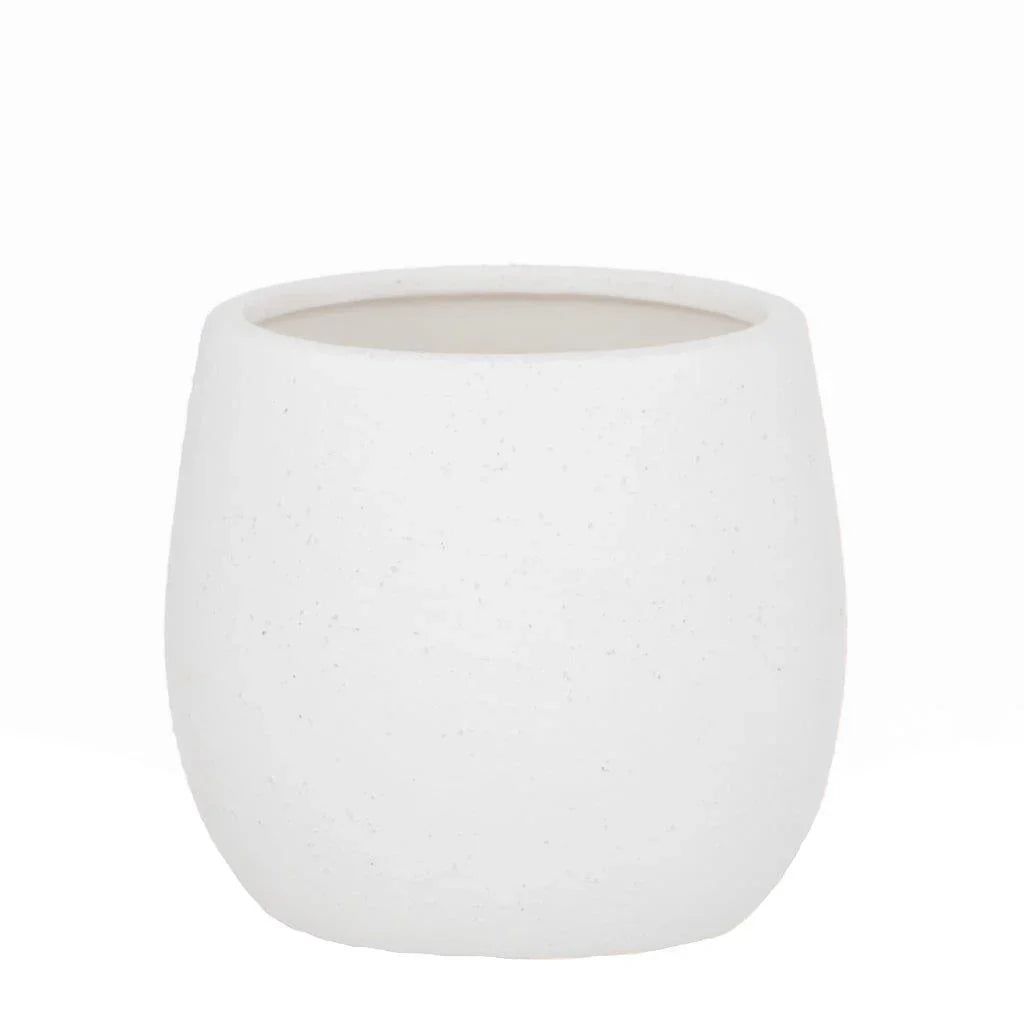 Tub Pot White 10x10x9cm - Furniture Castle