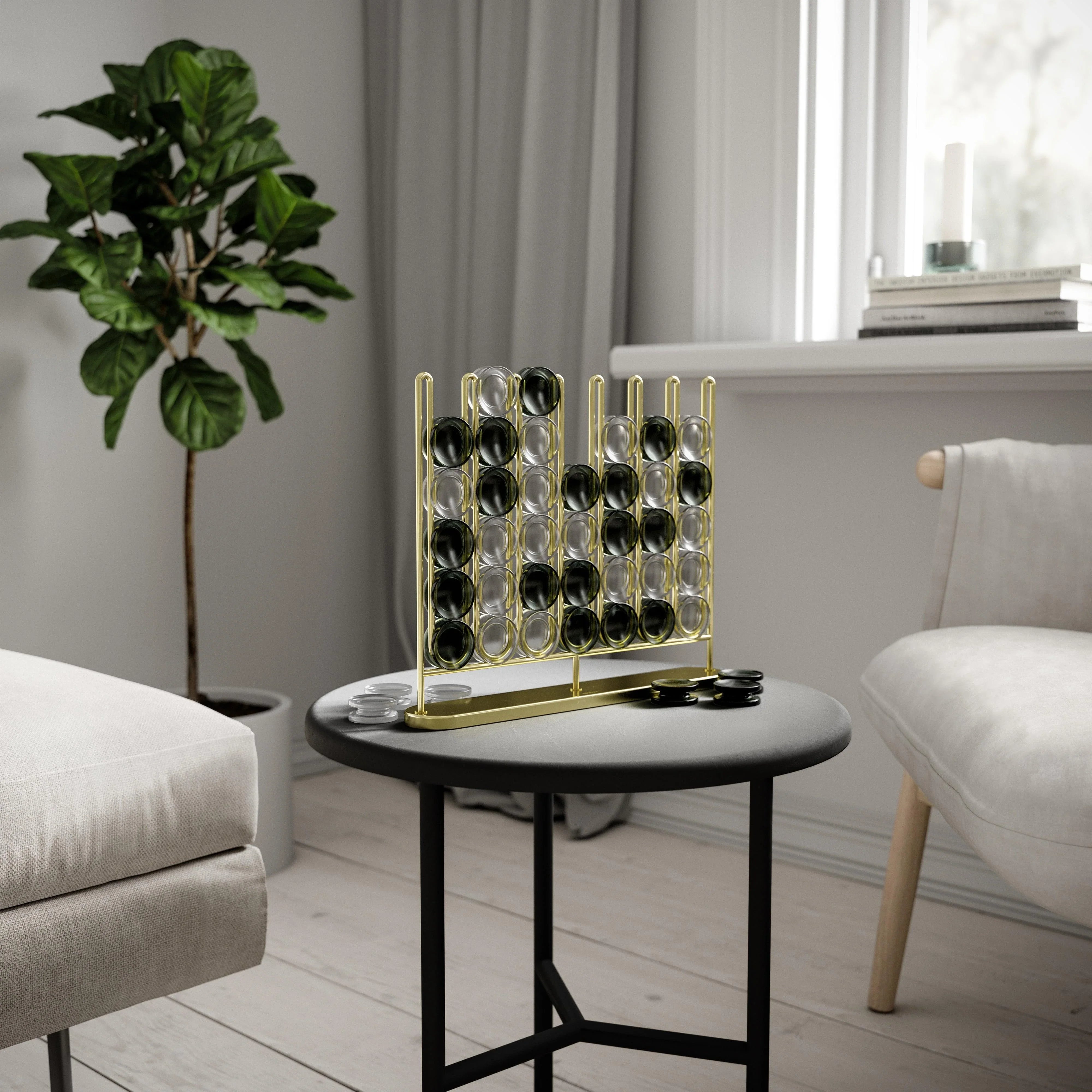 Umbra Stax Brass 32X5X27cm - Furniture Castle