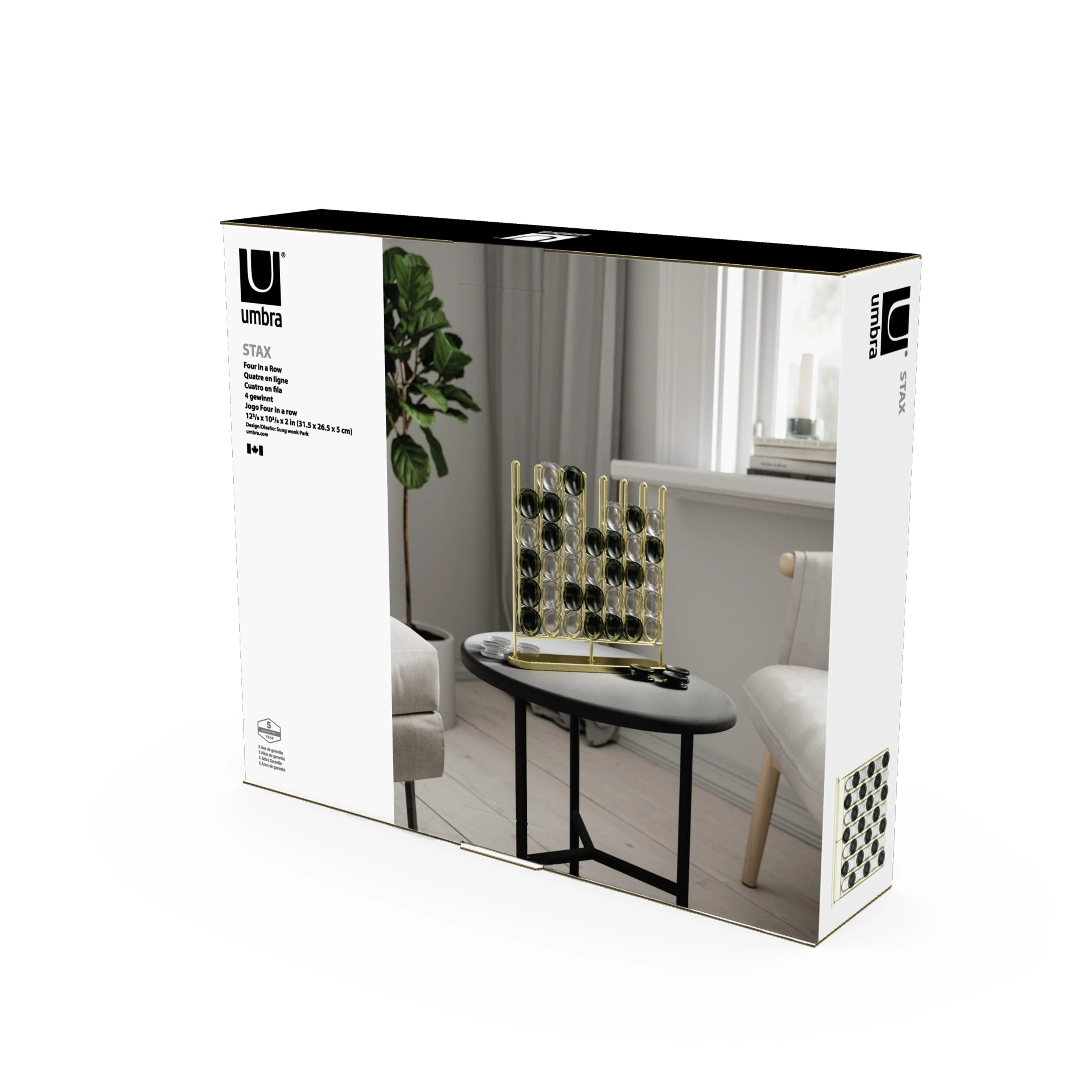 Umbra Stax Brass 32X5X27cm - Furniture Castle
