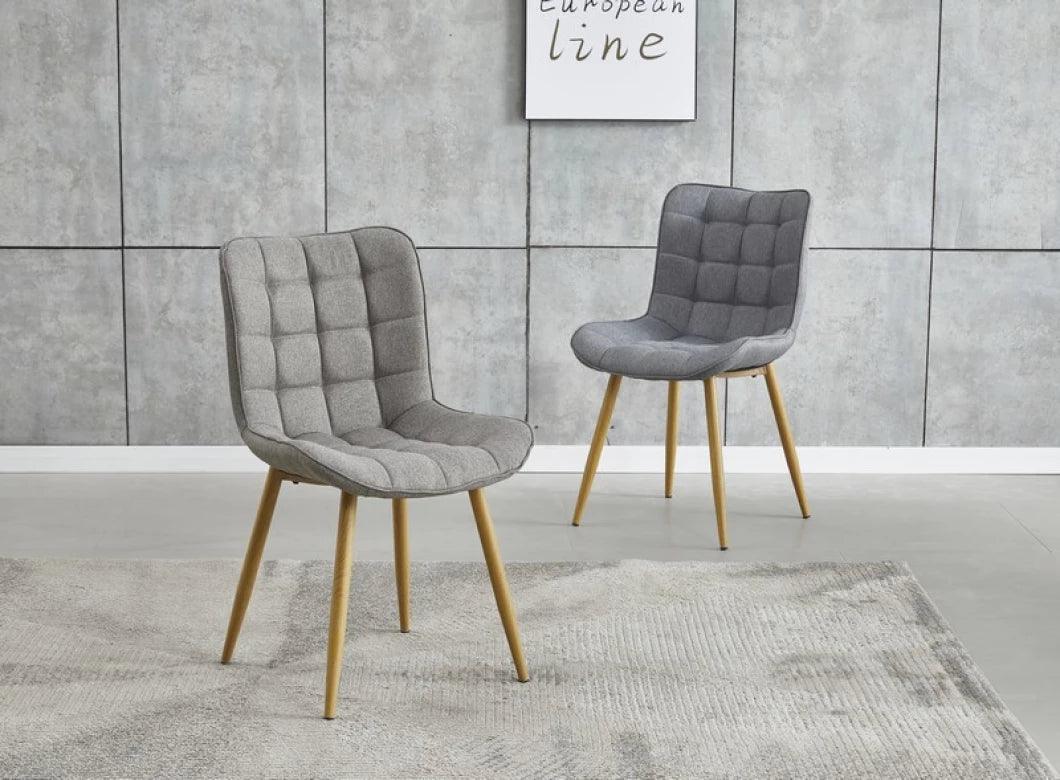 Victoria Dining Chair Ash Set of 2 - Furniture Castle