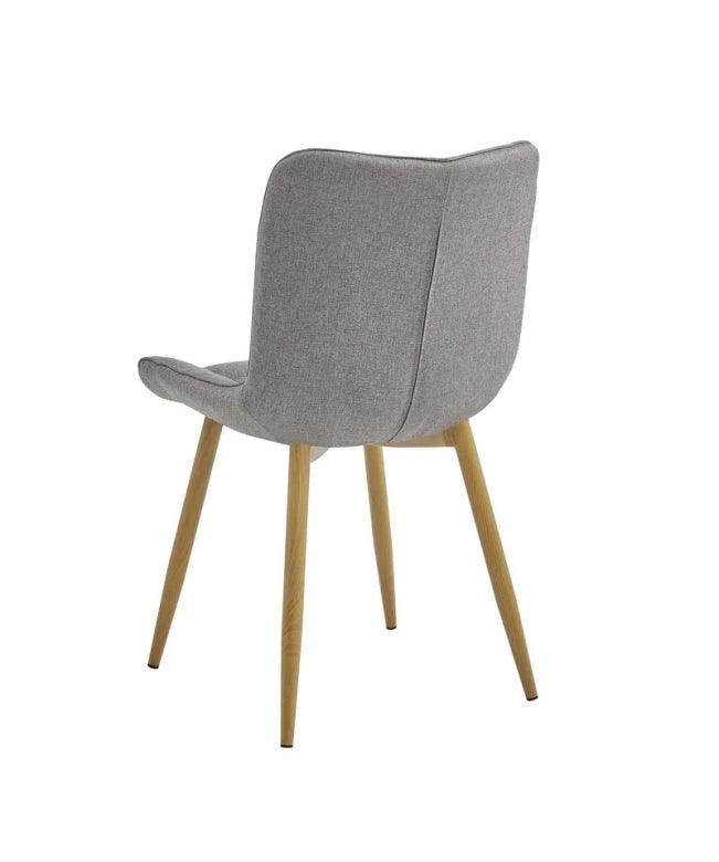 Victoria Dining Chair Taupe Set of 2 - Furniture Castle