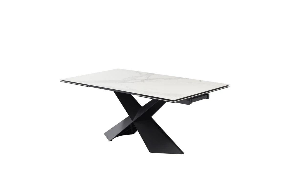Vince 1.80-2.8m Extension Dining Table Vermont Ceramic - Furniture Castle