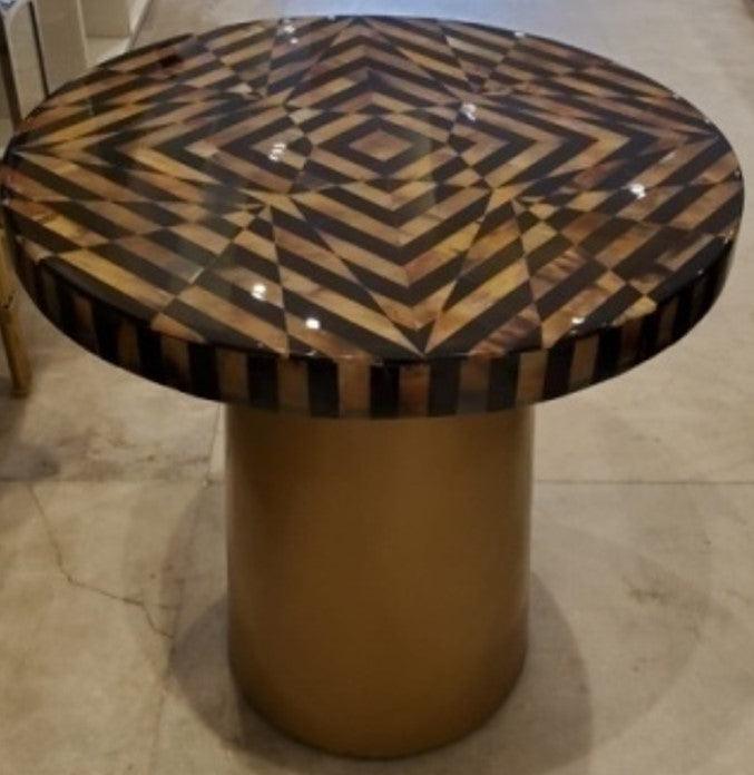 Virtue Horn Table Black - Furniture Castle