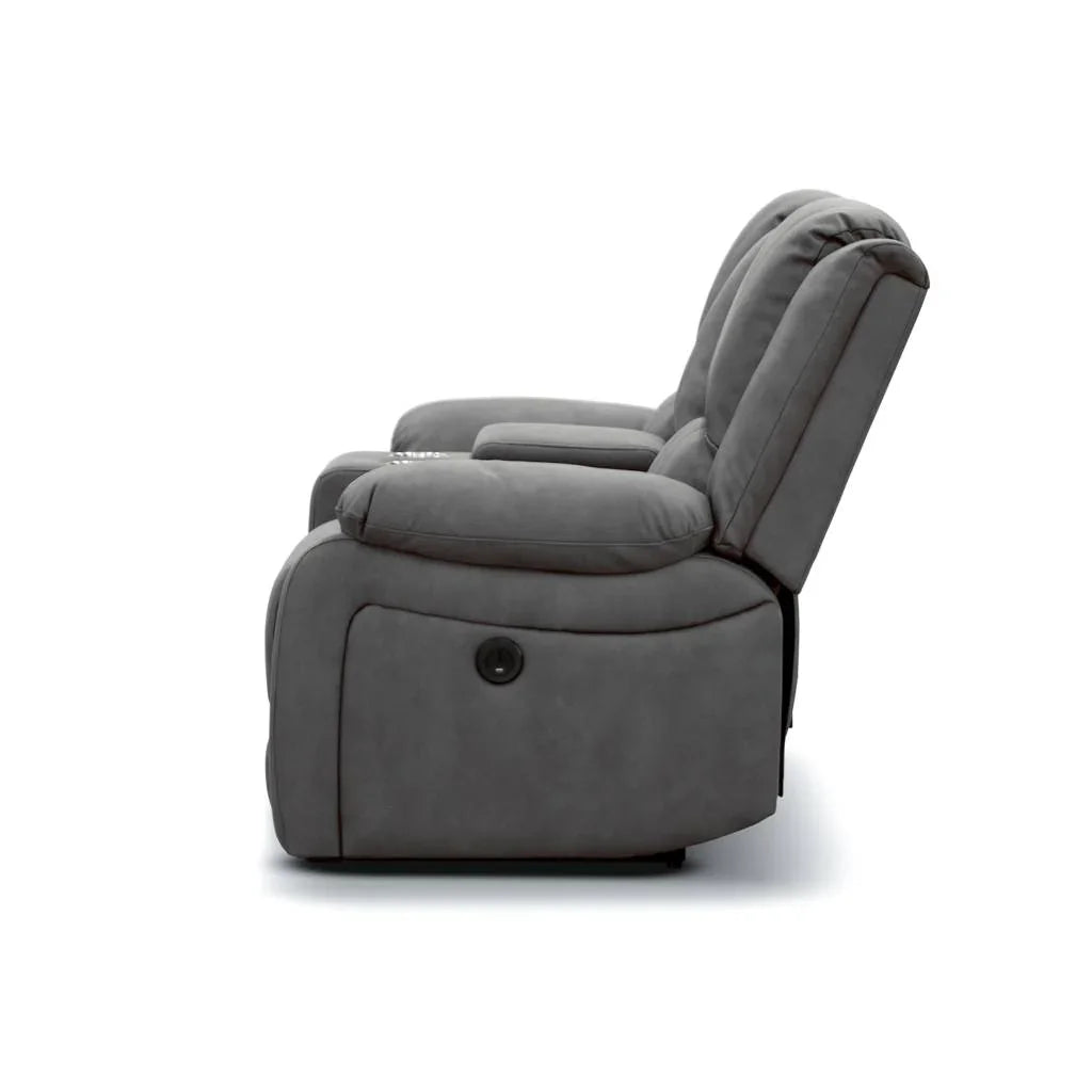 Captain 2-Seater Sofa with Console – Latte (W193 x D97 x H101 cm)