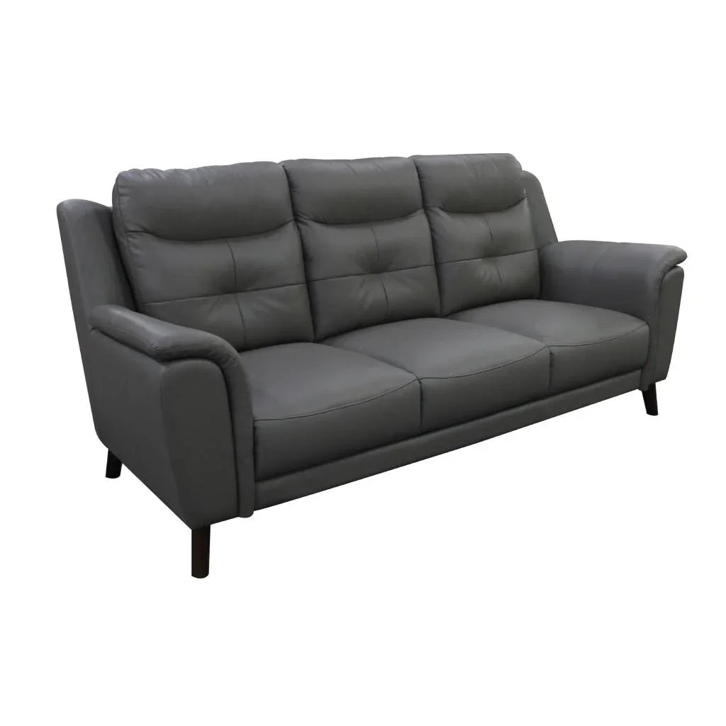 Georgia 3 Seater Lounge Gunmetal W216 x D96 x H97 Cm