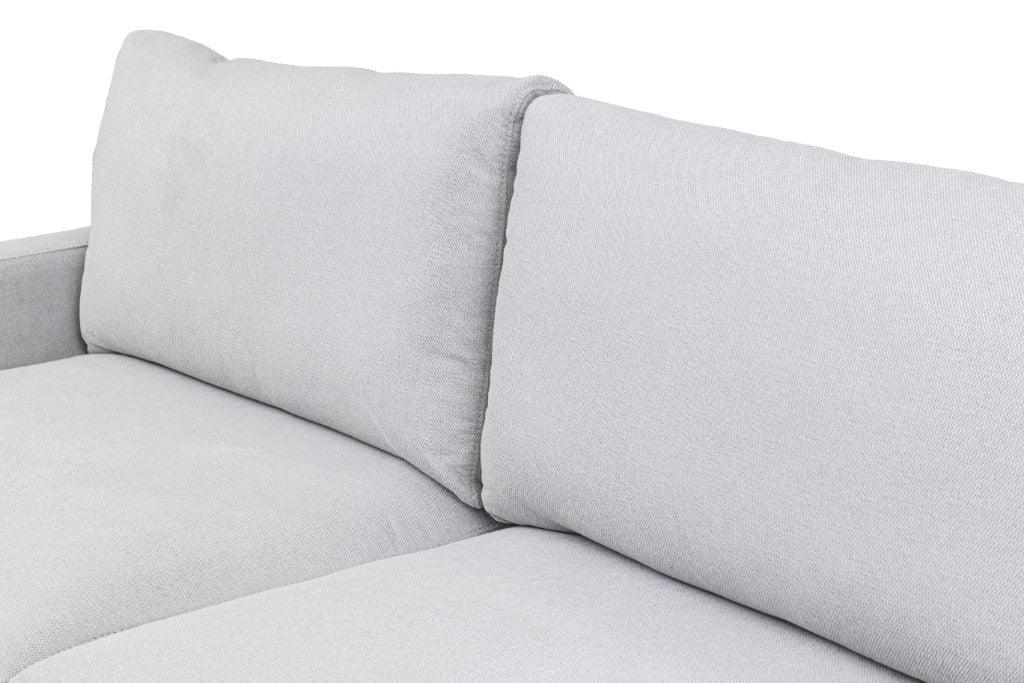 Barclay Fabric 2 Seater Sofa Light Grey 184X98X88Cm