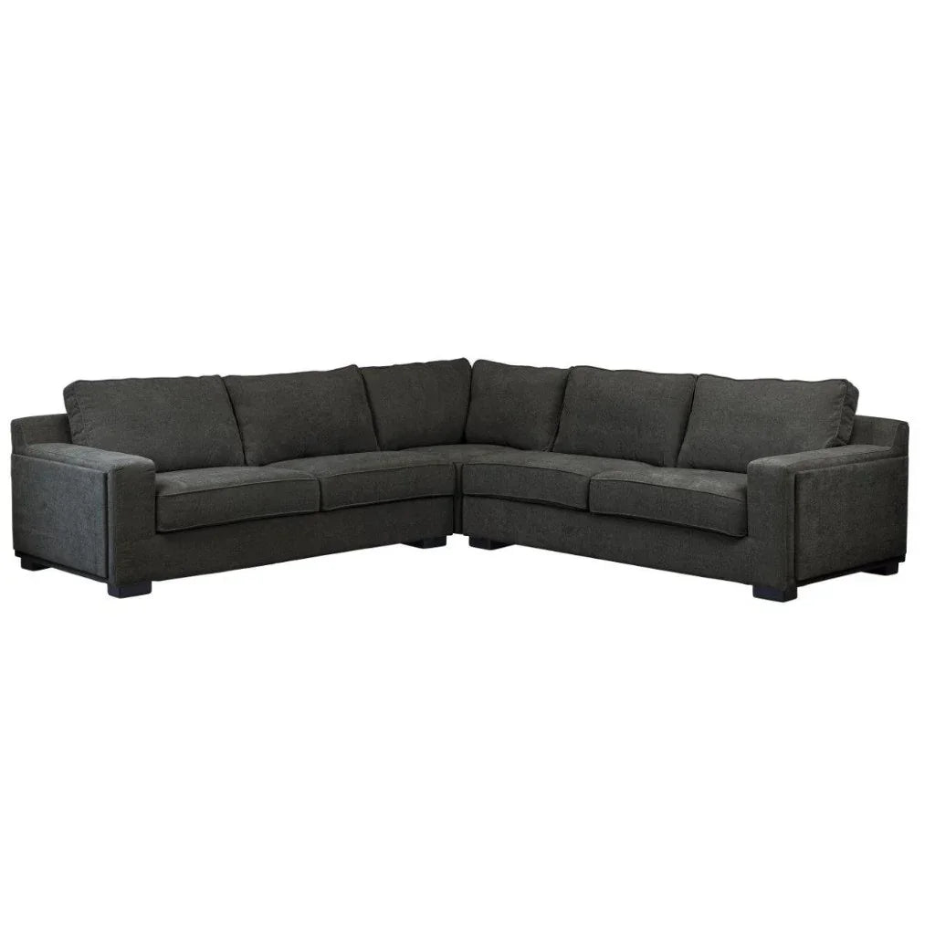 Callaway 2.5-Seater Corner Modular Lounge – Black