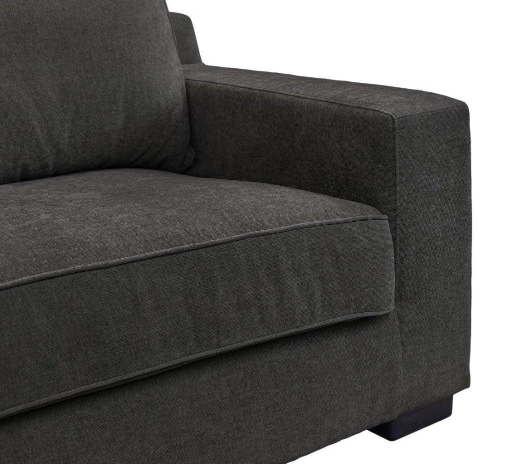 Callaway 2.5-Seater Corner Modular Lounge – Black