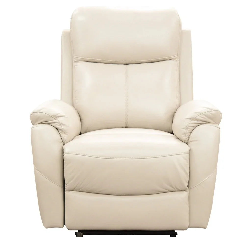 Camden Silver Leather 3-Seater Lounge Set with 2 Electric Recliners