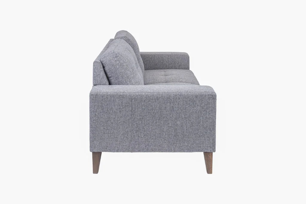 Club Fabric 3 Seater+2 Seater Sofa Set-Grey