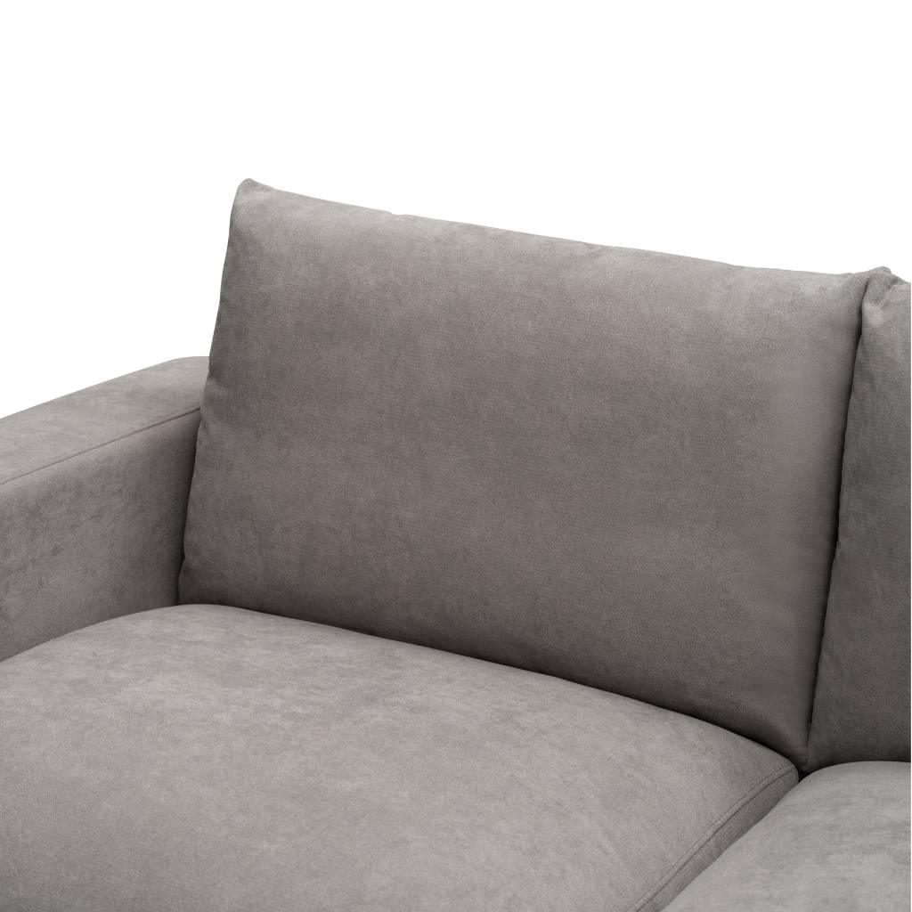 Hastings Fabric 2.5 Seater Lounge Light Grey 210X98X86 Cm