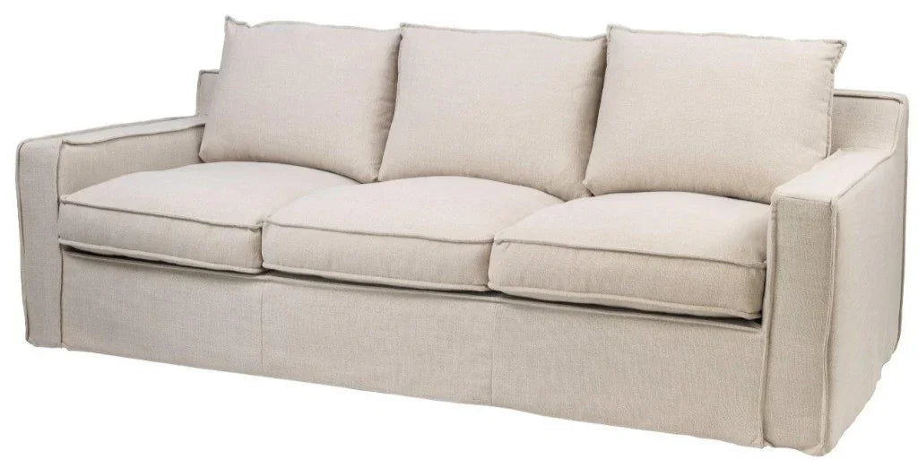Logan 3 Seater Lounge Stone 216X101X84Cm