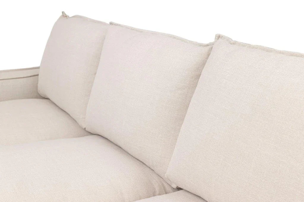 Logan 3 Seater Lounge Stone 216X101X84Cm