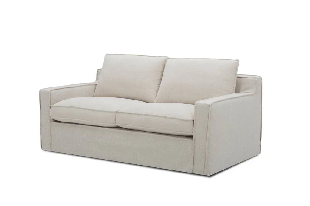 Logan 2 Seater Lounge Stone W176 x D101 x H84 Cm