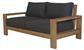 Marrakesh Outdoor 2 Seater Sofa Dark Charcoal W166 x D89 x H75 Cm