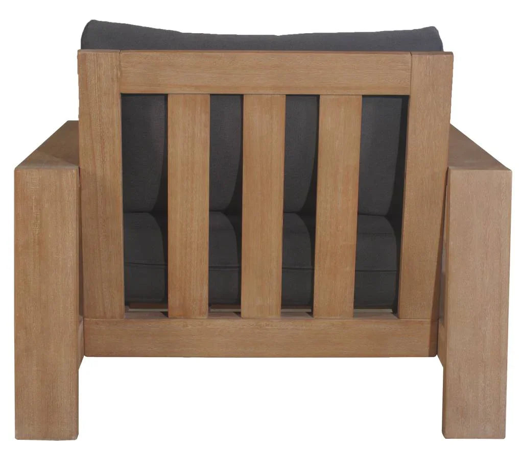 Marrakesh Outdoor Arm Chair Dark Charcoal 95x89x75cm