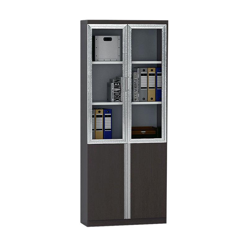 XANDER 2 Door Display Cabinet 80cm - Black - Furniture Castle