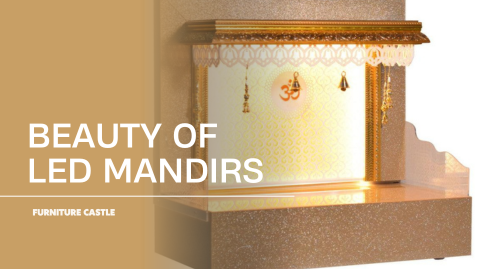 The beauty of LED-backlit mandirs in modern homes