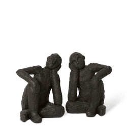 Thinking Man Bookends Set 2 - 14 x 12 x 17cm