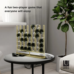 Umbra Stax Brass 32X5X27cm - Furniture Castle