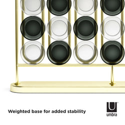 Umbra Stax Brass 32X5X27cm - Furniture Castle