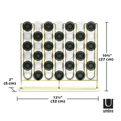 Umbra Stax Brass 32X5X27cm - Furniture Castle