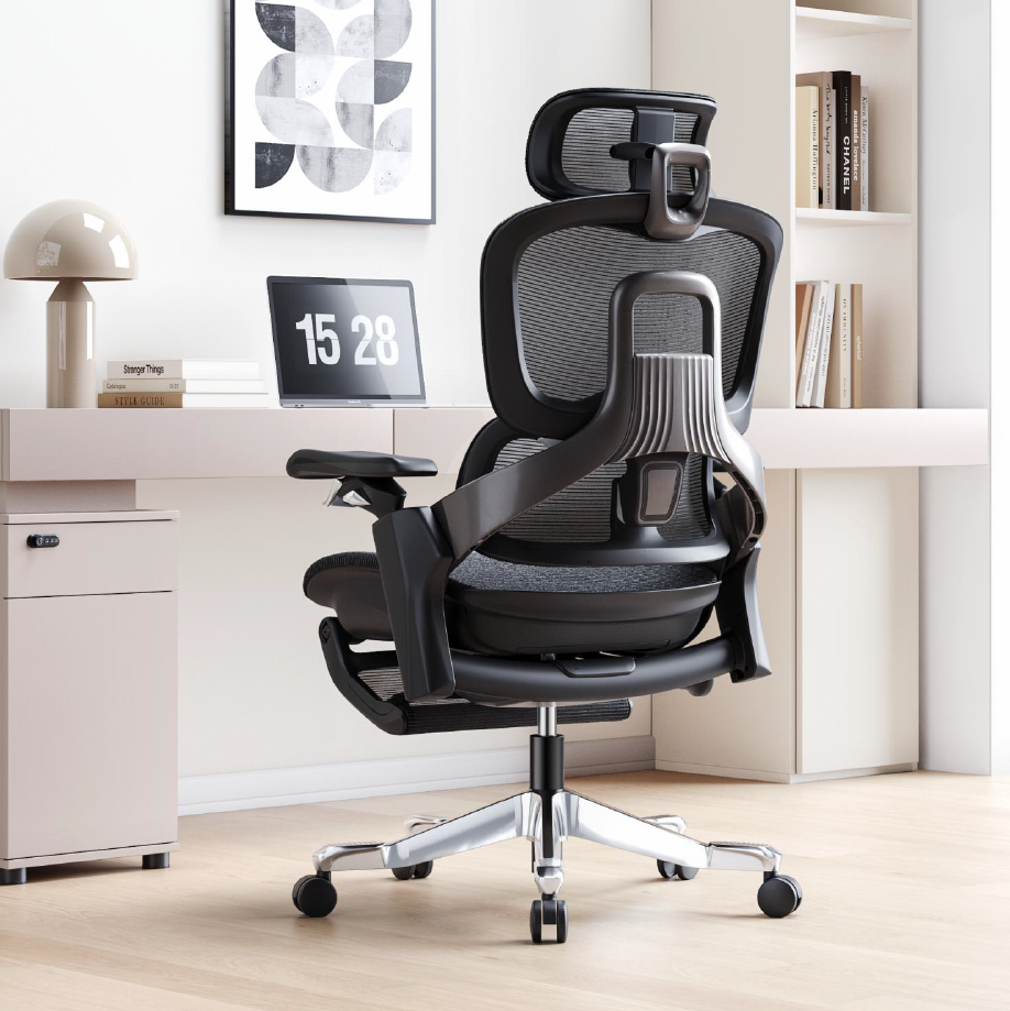 Starship High Back Ergonomic Mesh Chair Black-by FC