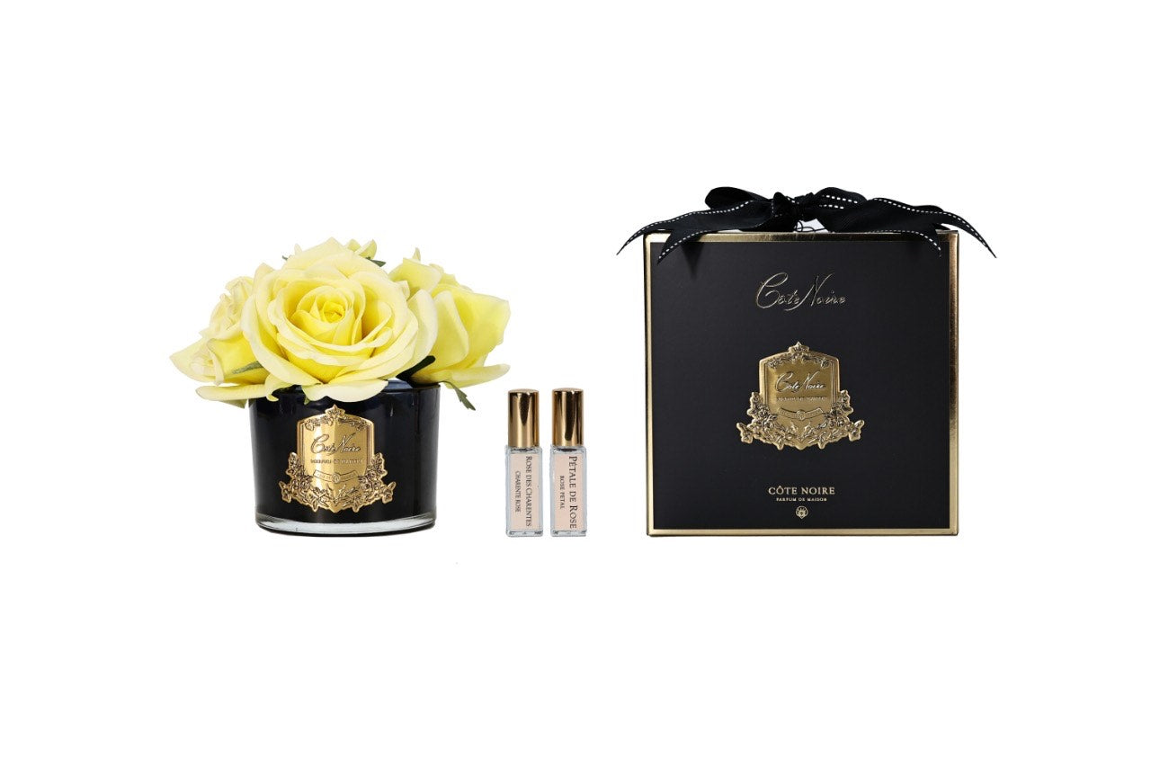 Cote Noire Perfumed Natural Touch 5 Roses - Clear - Yellow - GMRB68