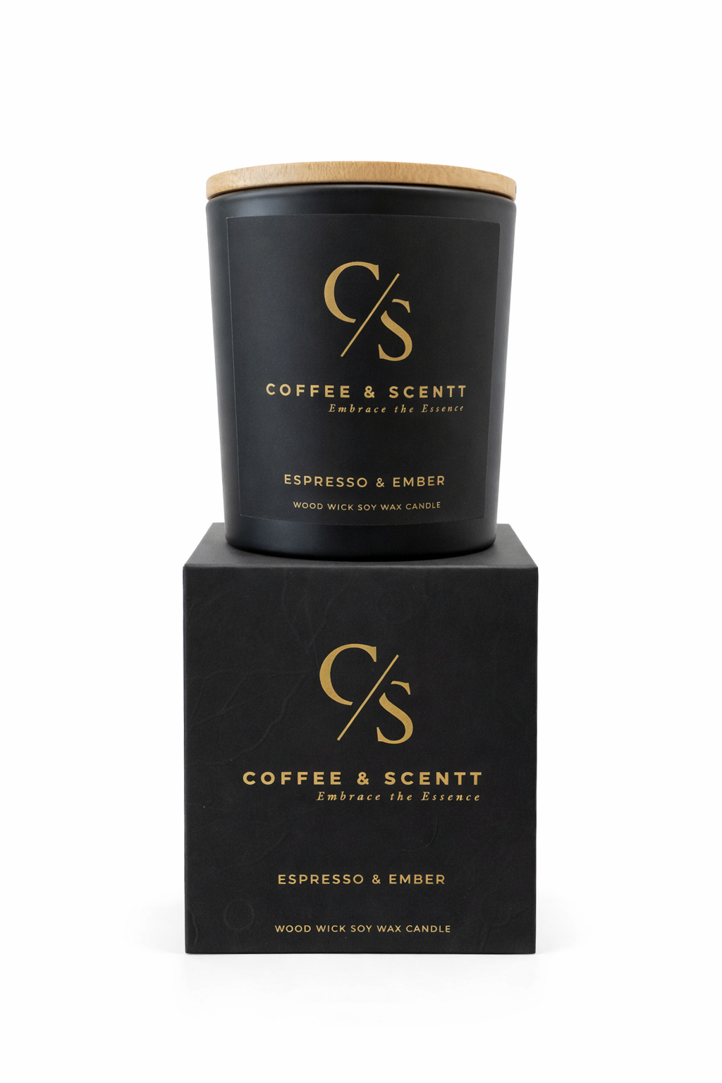 Coffee & Scentt Large Lux Candle Espresso & Ember (300g)