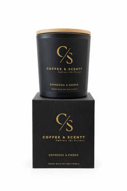 Coffee & Scentt Large Lux Candle Espresso & Ember (300g)