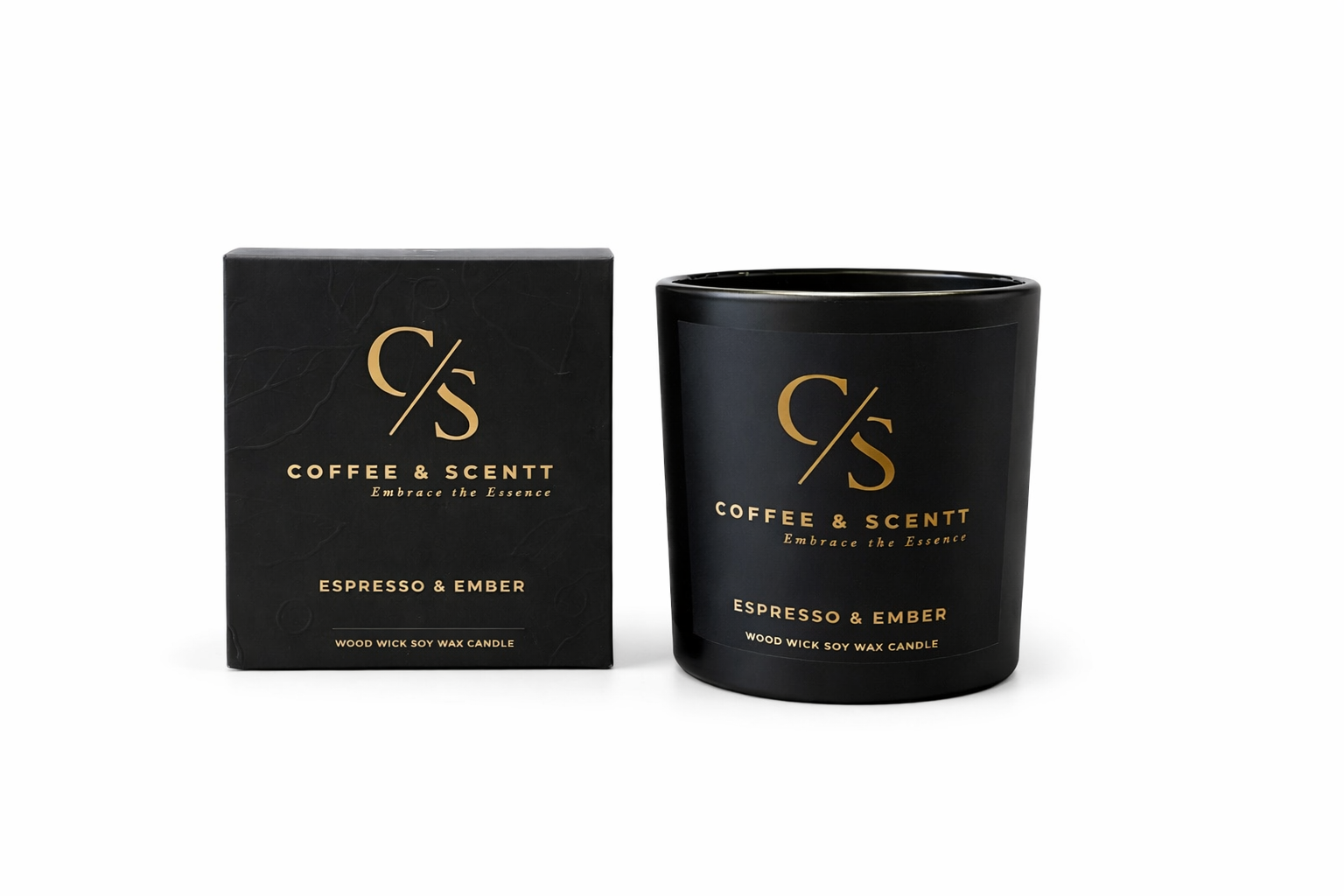 Coffee & Scentt Large Lux Candle Espresso & Ember (300g)