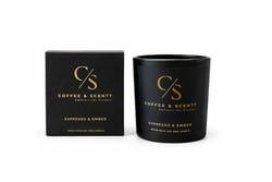 Coffee & Scentt Large Lux Candle Espresso & Ember (300g)