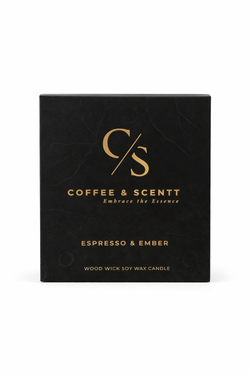 Coffee & Scentt Large Lux Candle Espresso & Ember (300g)