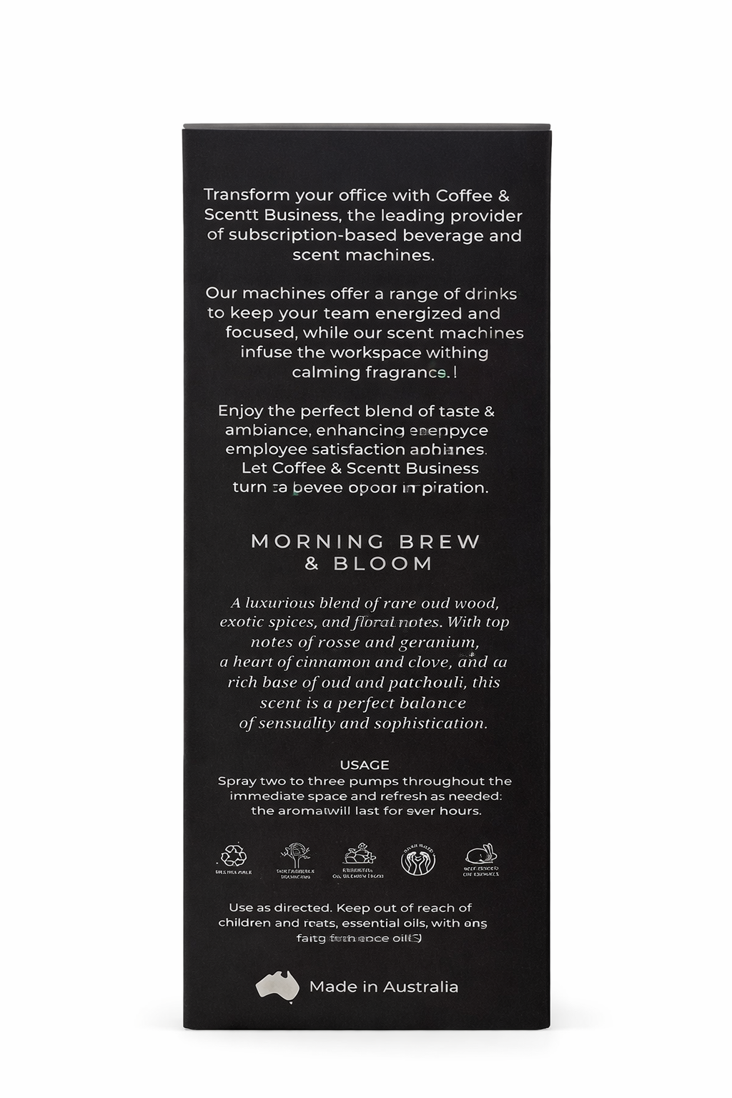 Coffee & Scentt Botanical Aromatherapy Room Spray Morning Brew & Bloom (150ml)