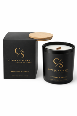 Coffee & Scentt Large Lux Candle Espresso & Ember (300g)