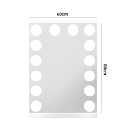 Marilyn Hollywood Vanity Mirror Pro - Tabletop or Wall Mount Vanity Mirror 60 x 80cm