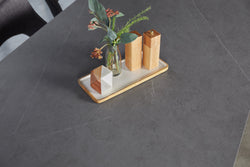 Magnate Dining Table Cement Ceramic