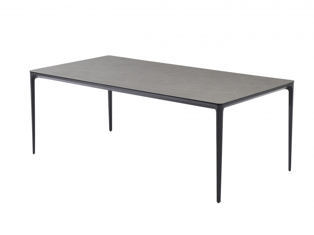 Magnate Large Dining Table Cement Ceramic