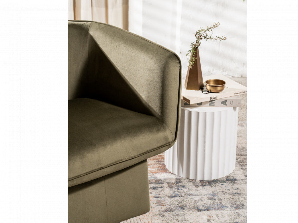 Chloe Swivel Occasional Chair Moss