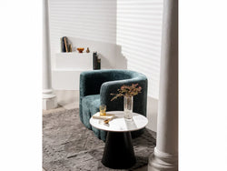 Grollo Coffee Table Set Snow White Ceramic