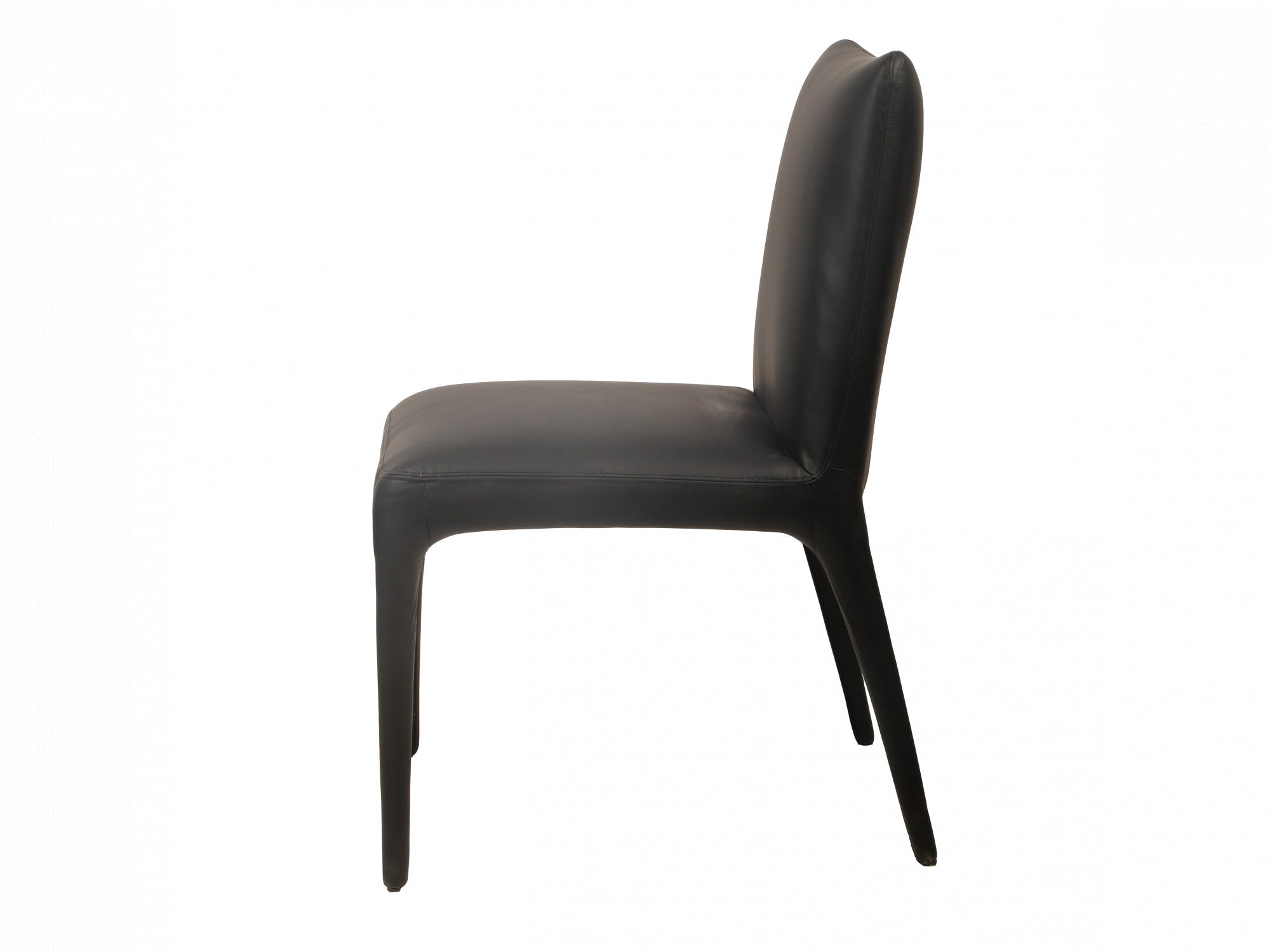 Toulon Dining Chair – Black | Eco Leather Upholstery  (Set of 2)
