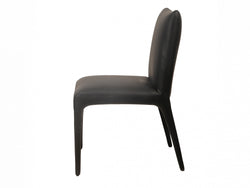 Toulon Dining Chair – Black | Eco Leather Upholstery  (Set of 2)