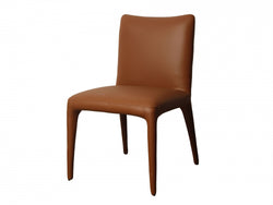 Toulon Dining Chair – Tan | Eco Leather Upholstery (Set of 2)