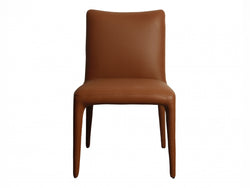 Toulon Dining Chair – Tan | Eco Leather Upholstery (Set of 2)