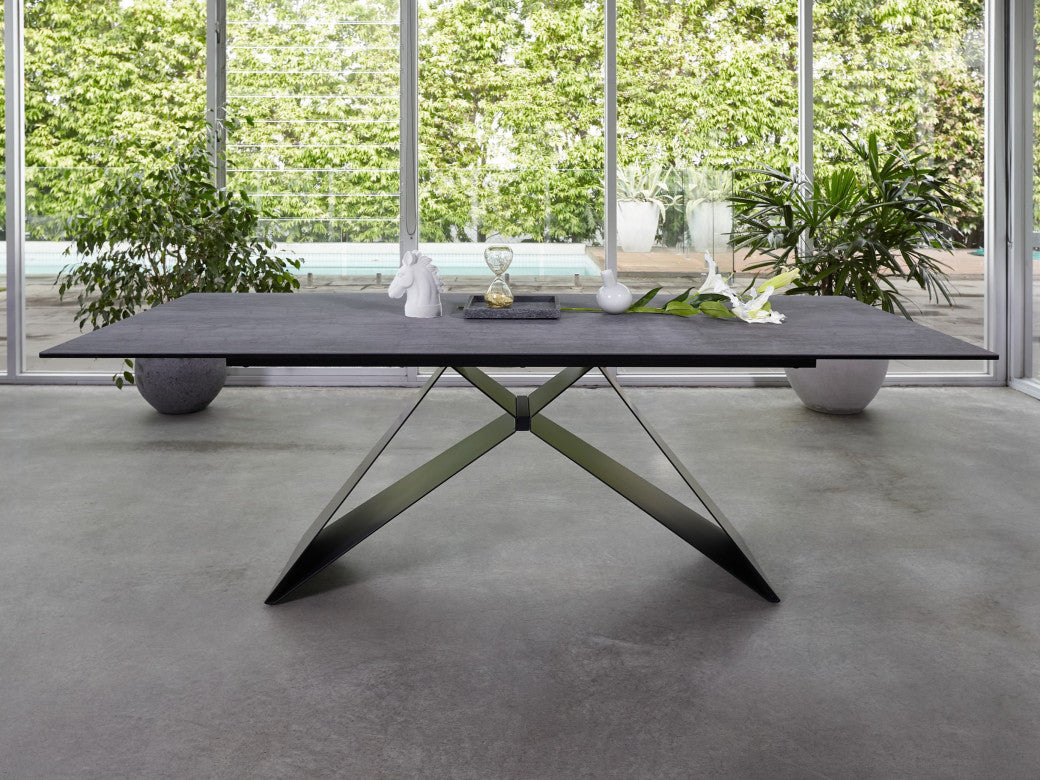 Etna Dining Table Shadow Grey Ceramic