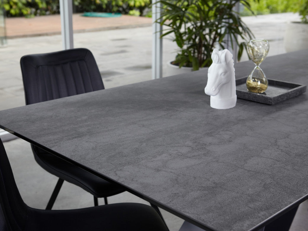 Etna Dining Table Shadow Grey Ceramic