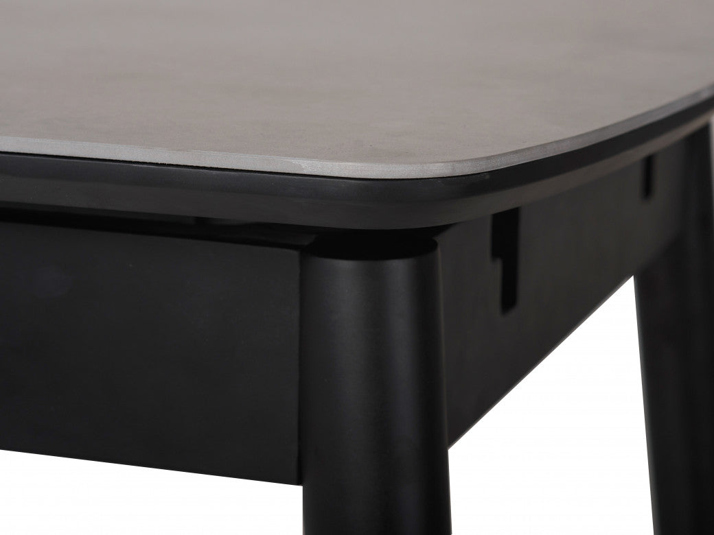 Mila Extension Dining Table Greystone Ceramic
