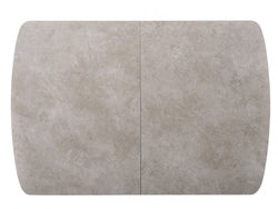Mila Extension Dining Table Greystone Ceramic