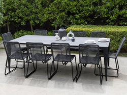 Lido Outdoor Chair Charcoal (Set of 4)